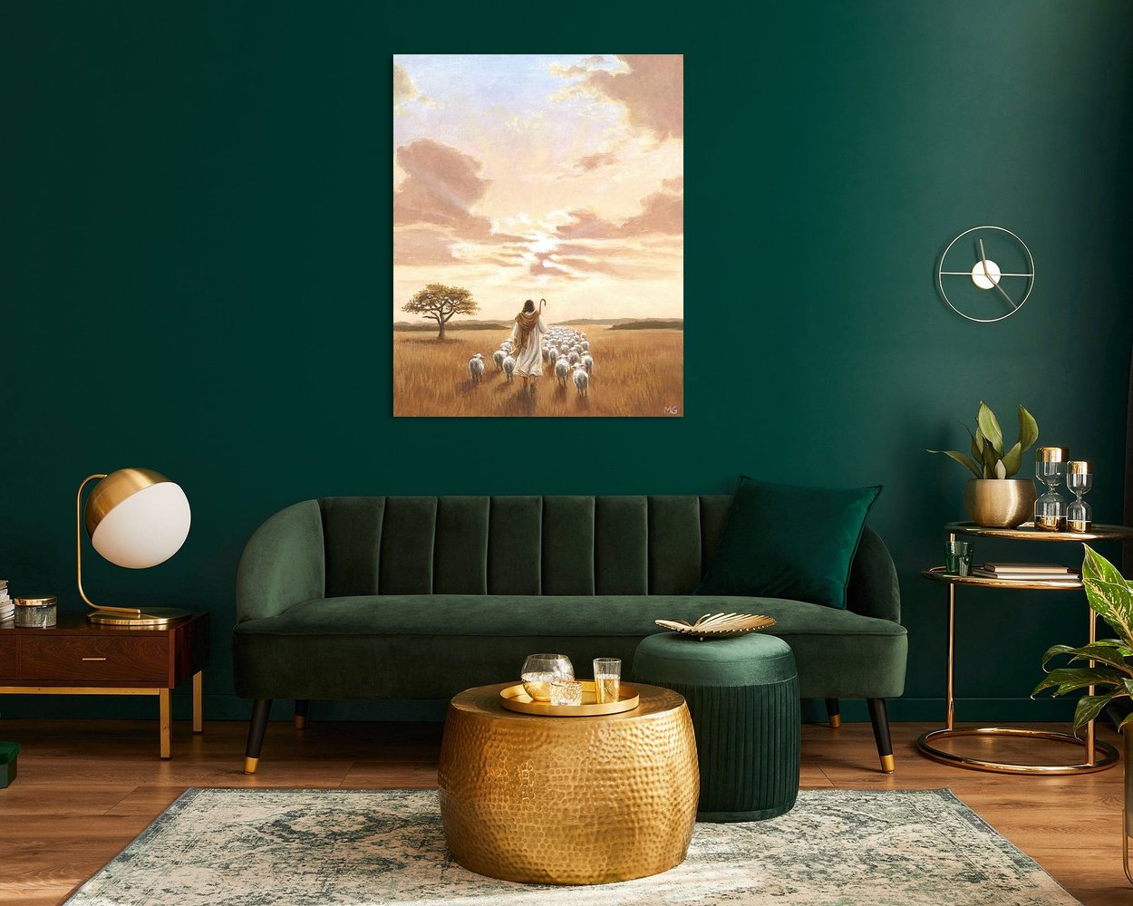 Example of the artwork in a room