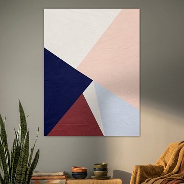 Abstract, organic, geometric and colourful art by Online Arts