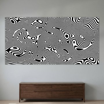 Stripes and waves – a play on rhythm and movement by AidasignArt