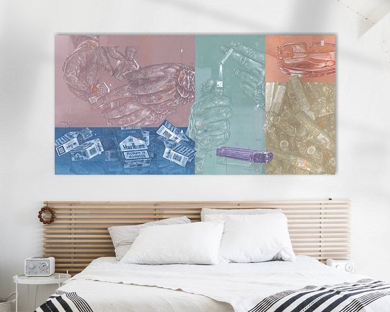 Example of the artwork in a room