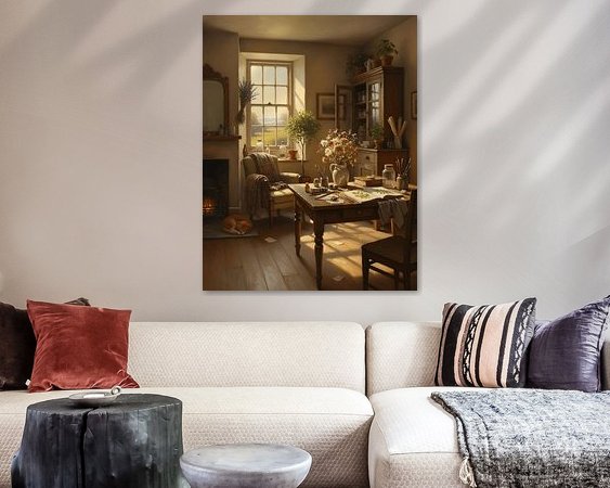Example of the artwork in a room