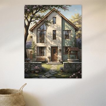 Fleckige Schatten an der Wand von Regan Frederick