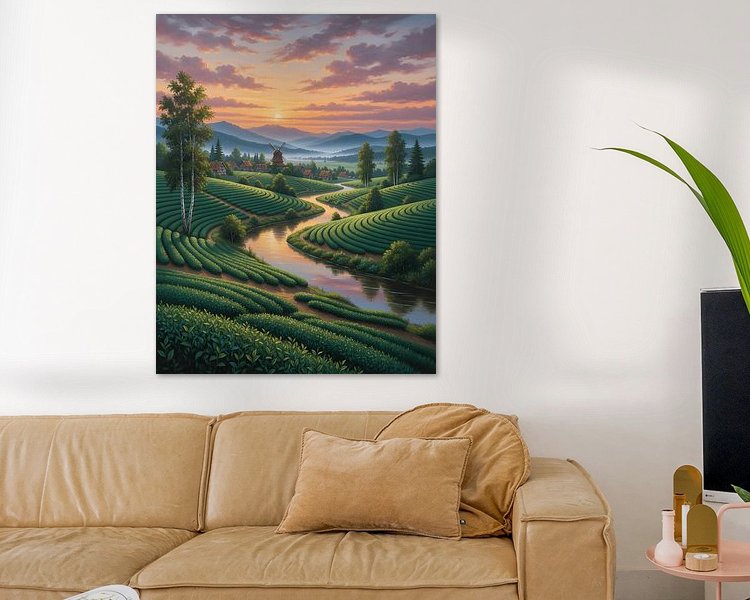 Example of the artwork in a room
