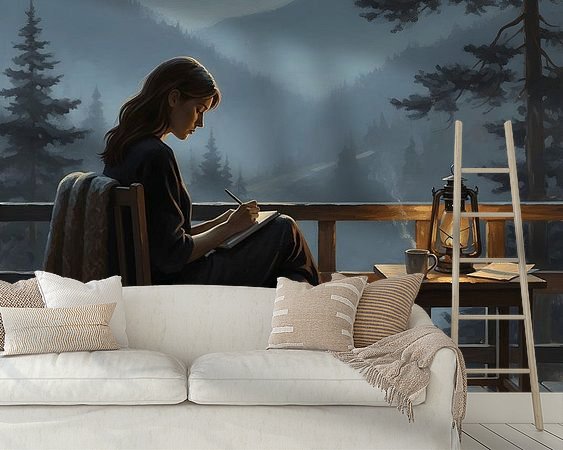 Example of the artwork in a room