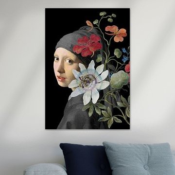 Meisje met de Parel - a Passion Flower Edition by Marja van den Hurk