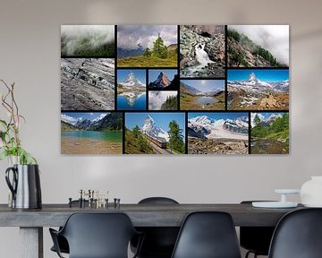 Collage Alpen van Anton de Zeeuw