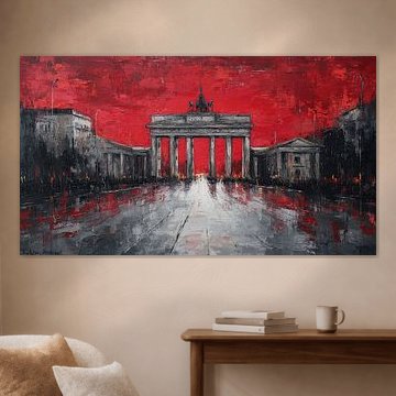 Brandenburger Tor Berlin – abstraktes Panorama von TheXclusive Art