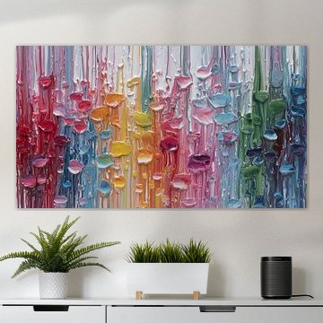 Abstraktes Regenpanorama in Farbe von TheXclusive Art
