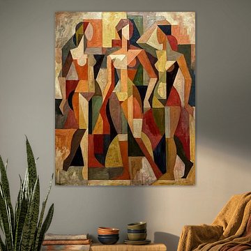 Geometric Harmony of Three Figures by Jan Keteleer