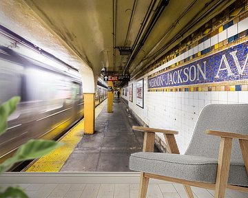 New York U-Bahn schnell von Inge van den Brande