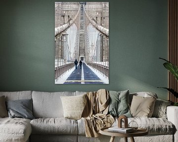 Brooklyn Bridge Walk New York by Inge van den Brande
