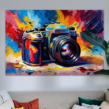 De kleurrijke fototoestel