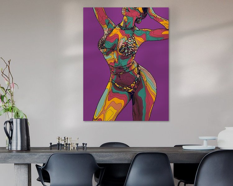 Example of the artwork in a room