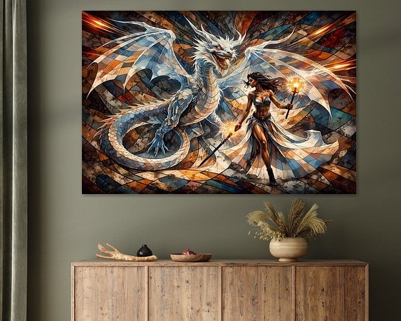 Example of the artwork in a room