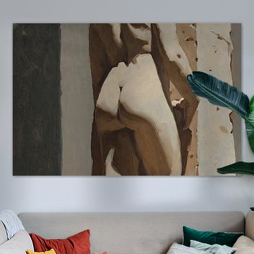 Verborgene Anmut – Moderne Aktstudie von artefacti