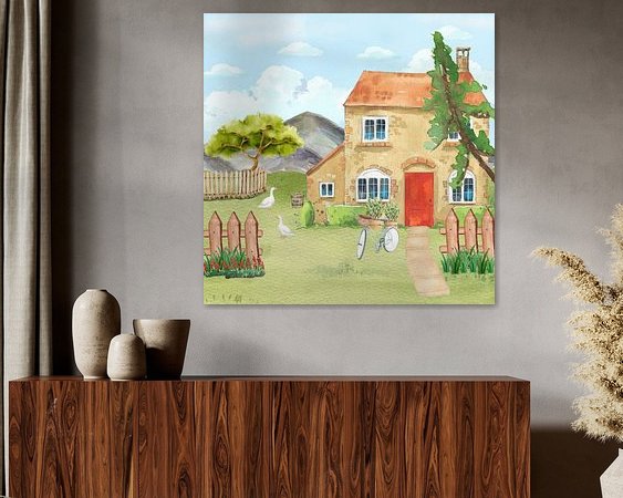 Example of the artwork in a room