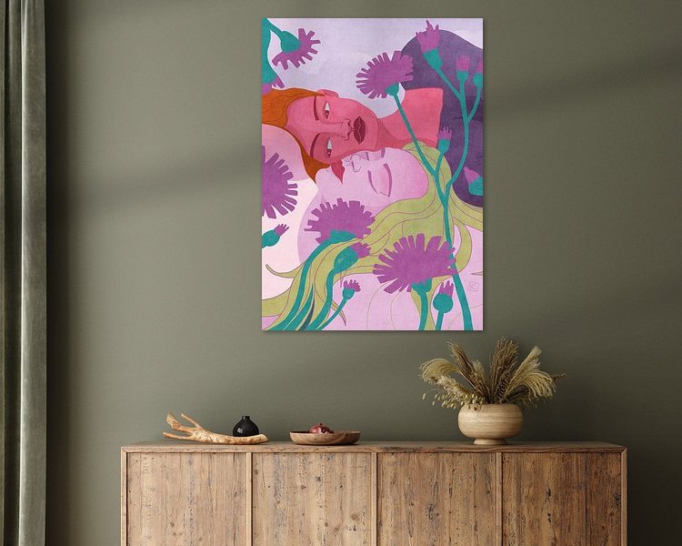 Example of the artwork in a room