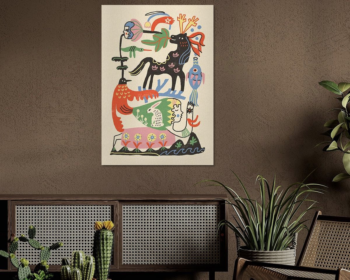 Example of the artwork in a room