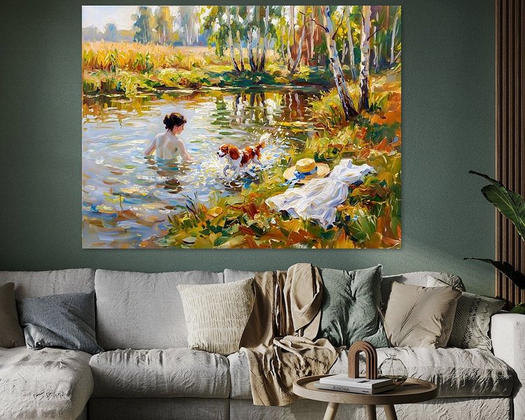 Example of the artwork in a room