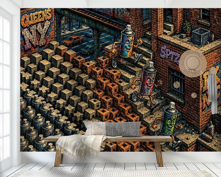 Example of the artwork in a room