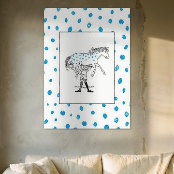 Pippi Blue Dots by Thomas burnet