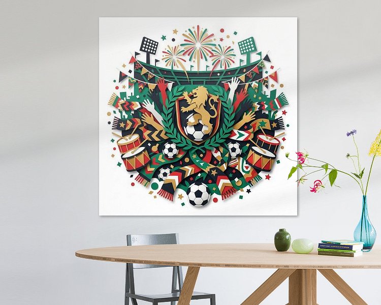 Example of the artwork in a room