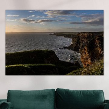 Coucher de soleil dans le Pembrokeshire