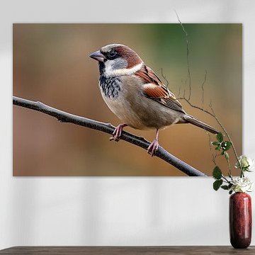 Haussperling (Passer domesticus) von Christian Müringer