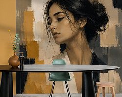 Example of the artwork in a room