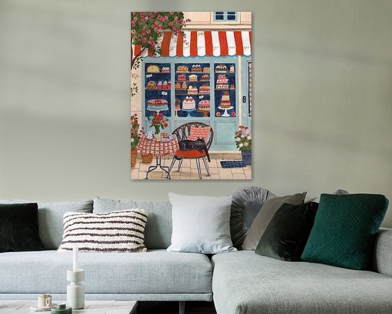 Example of the artwork in a room