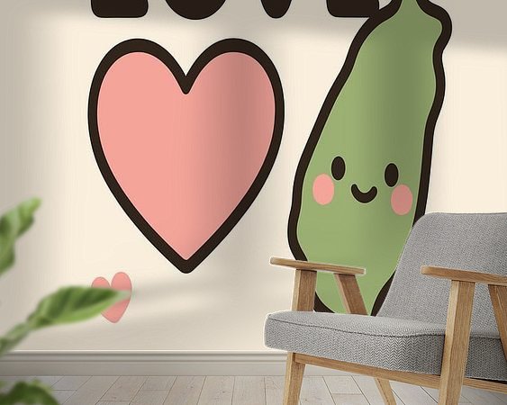 Example of the artwork in a room