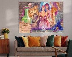Example of the artwork in a room