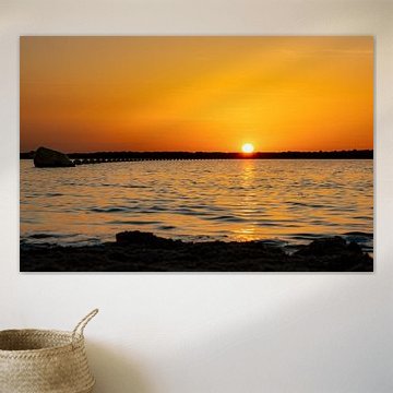 Sonnenuntergang in Zeeland von Melanie van den berg Photography