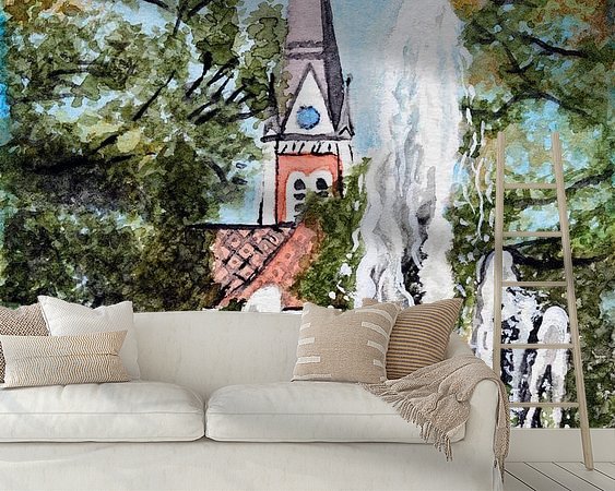 Example of the artwork in a room