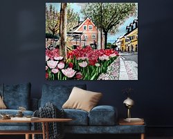 Example of the artwork in a room