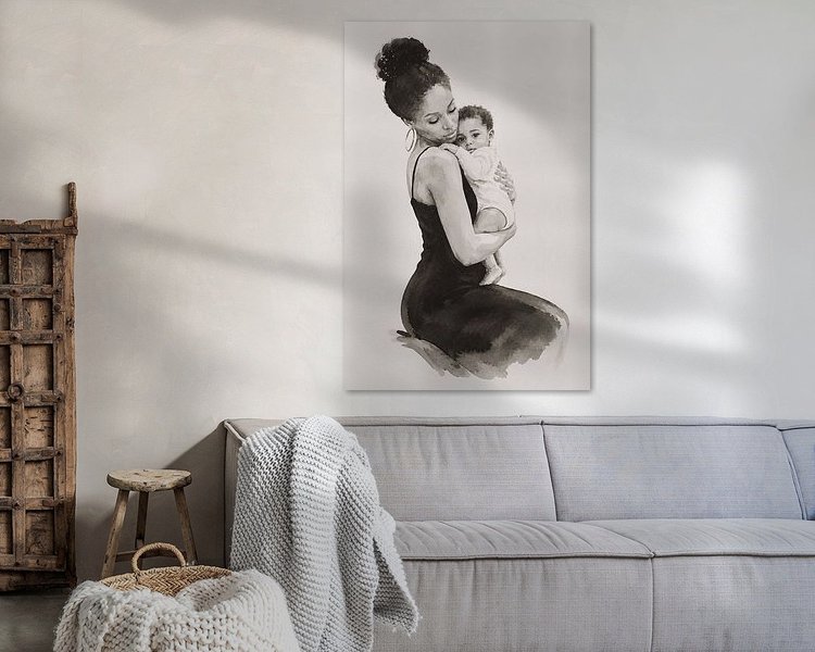 Example of the artwork in a room