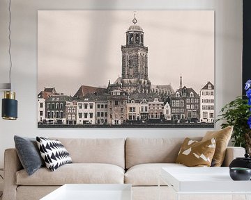 Stadsgezicht Deventer (3c) van Rob van der Pijll