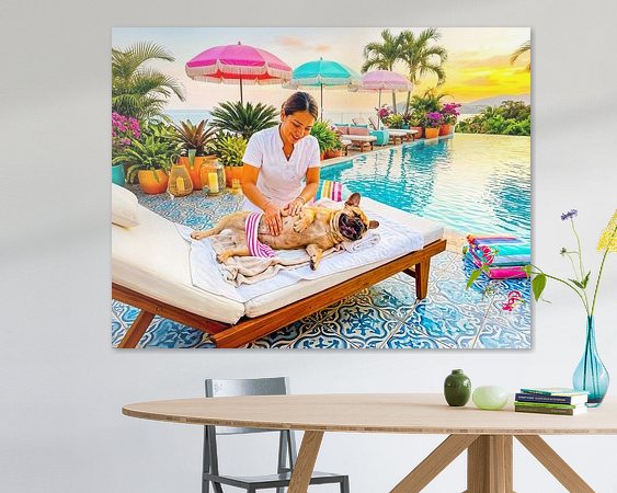Example of the artwork in a room