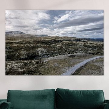 Paysage d'automne norvégien - Store Ramshøgda, sur le Venabygdsfjellet, en Norvège sur Dylan Winter Visuals