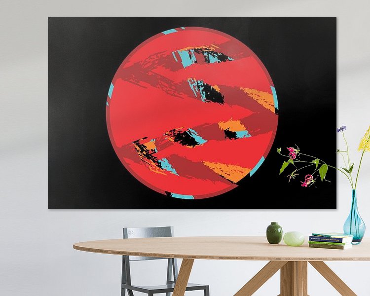 Example of the artwork in a room