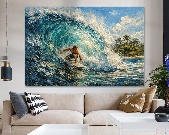 Example of the artwork in a room