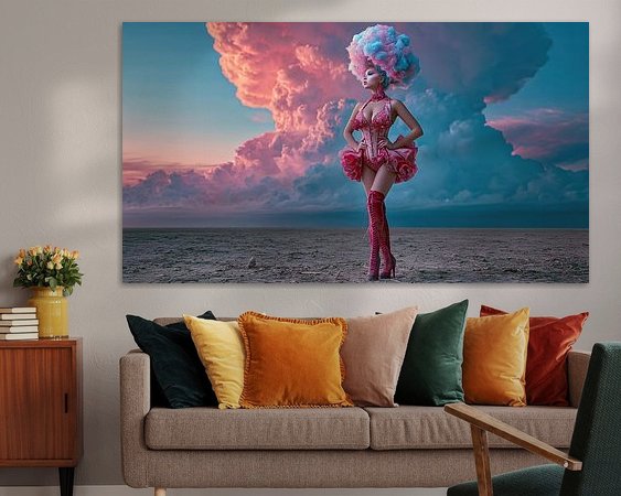 Example of the artwork in a room