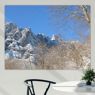 Untersberg - Blick auf die schroffen Felswände der Ostflanke von Helmut Martin