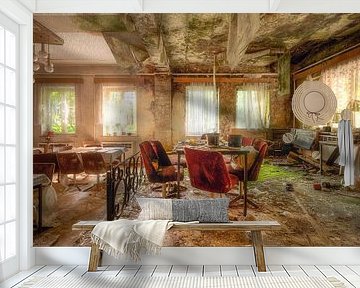 Abandoned Dining Room in Decay. by Roman Robroek - Photos of Abandoned Buildings