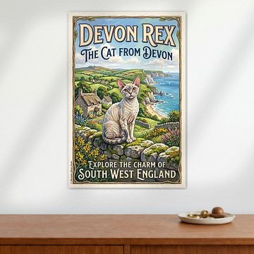The Devon Rex cat