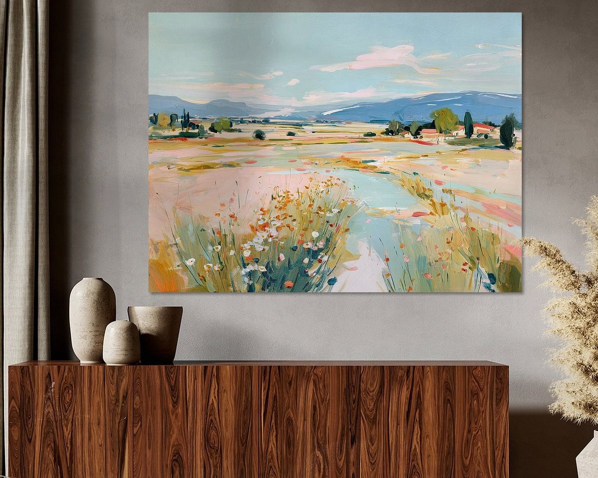 Example of the artwork in a room
