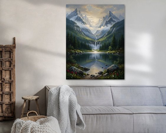 Example of the artwork in a room