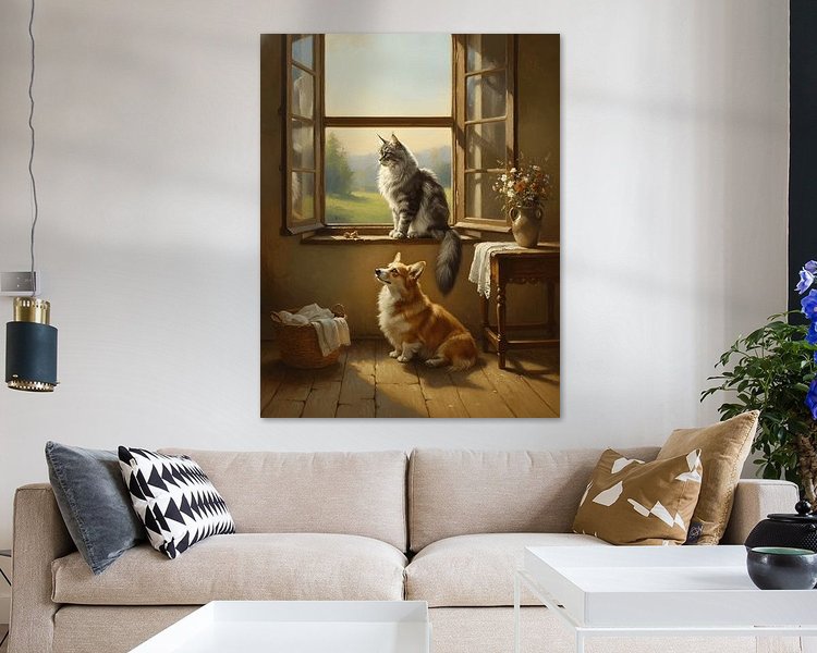 Example of the artwork in a room