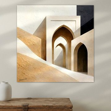 Arabische Bögen in der Wüste 1