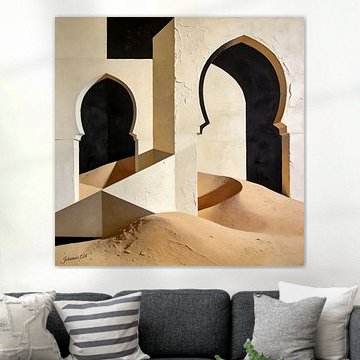 Arabische Bögen in der Wüste 2 von Johannas Art Creations